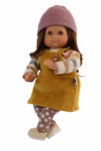 Kleidung zu Puppe Schlummerle 32 cm, Kleidung winterlich bunt